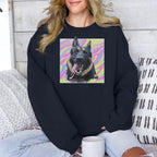 Custom Marble Background Unisex Sweatshirt