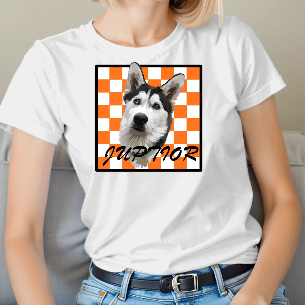 White-Checkerd
