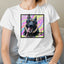 Custom Pet Print Marble Background Unisex T-Shirt