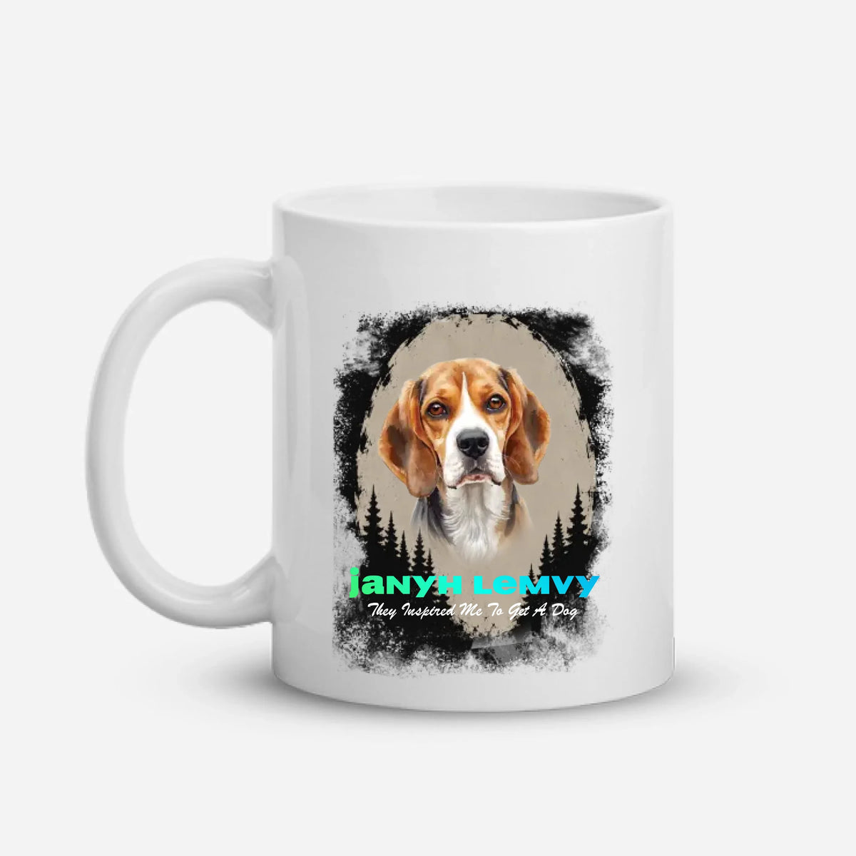 Custom Pet Print Fix Background Mug
