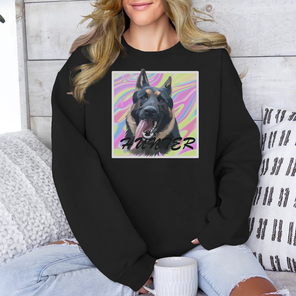 Custom Marble Background Unisex Sweatshirt