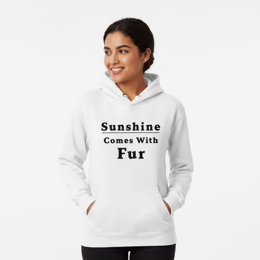 Sunshine Comes With Fur Unisex Hoodie Main image