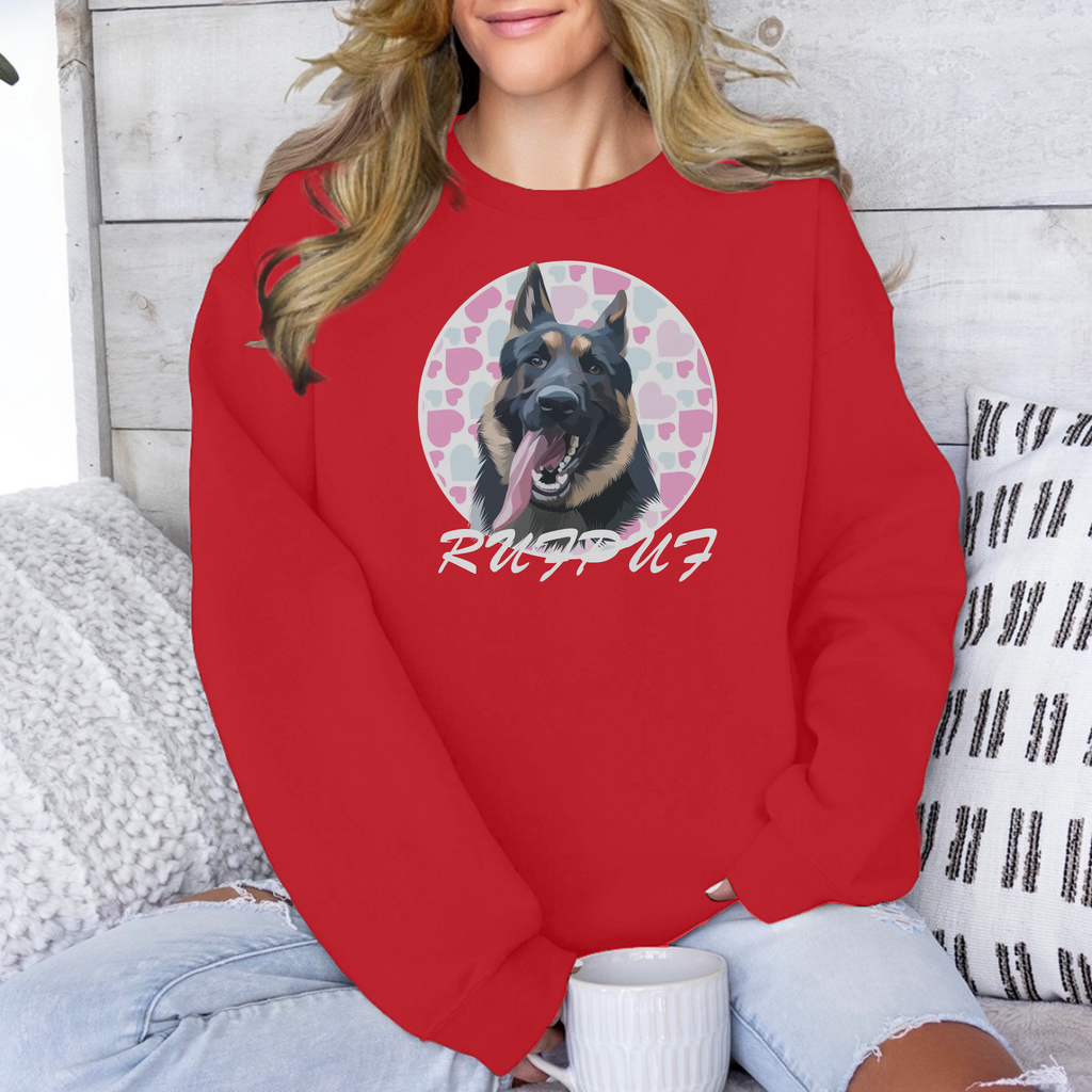 Custom Pet In Circle Unisex Sweatshirt