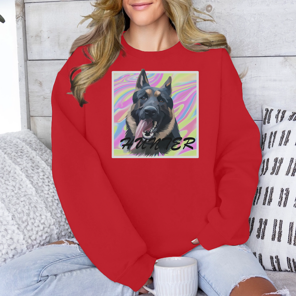 Custom Marble Background Unisex Sweatshirt