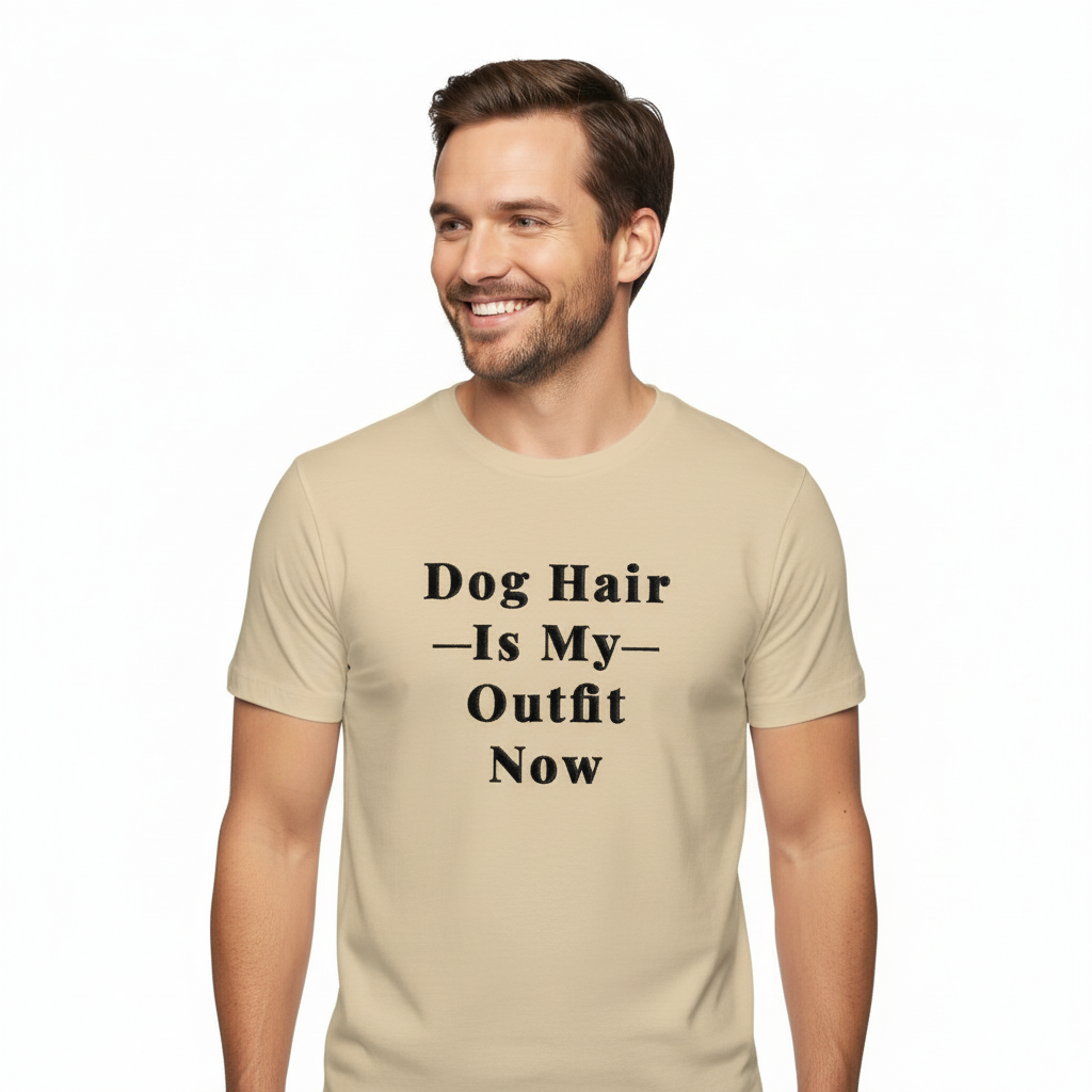 Dog Hair Is My Outfit Now Unisex Heavyweight T-shirt Secondary image