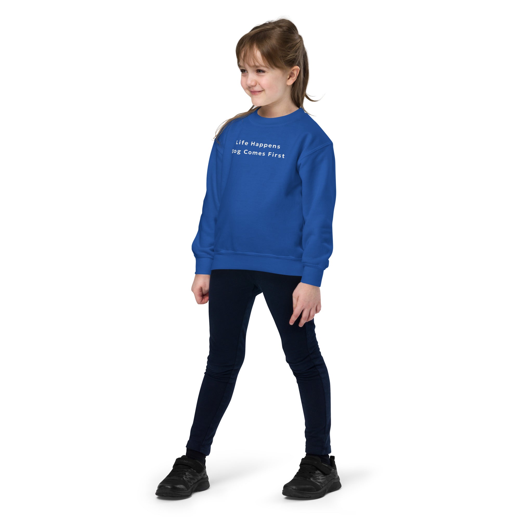 Life Happens Dog Comes First Sweatshirt Secondary image