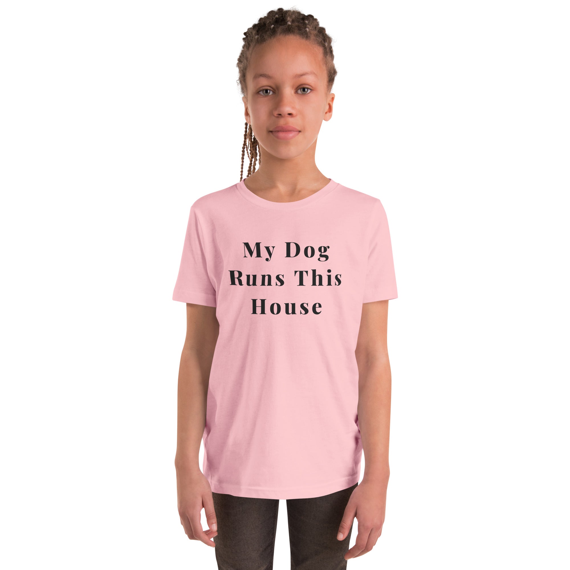 My Dog Runs This House Youth T-Shirt Secondary image